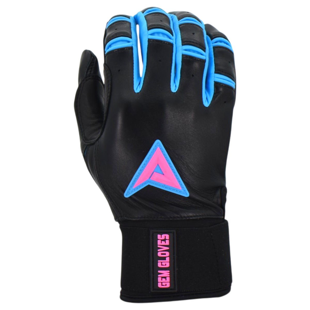 Gem Glove x Anarchy Prospector Long Cuff Batting Glove - Black/Vice