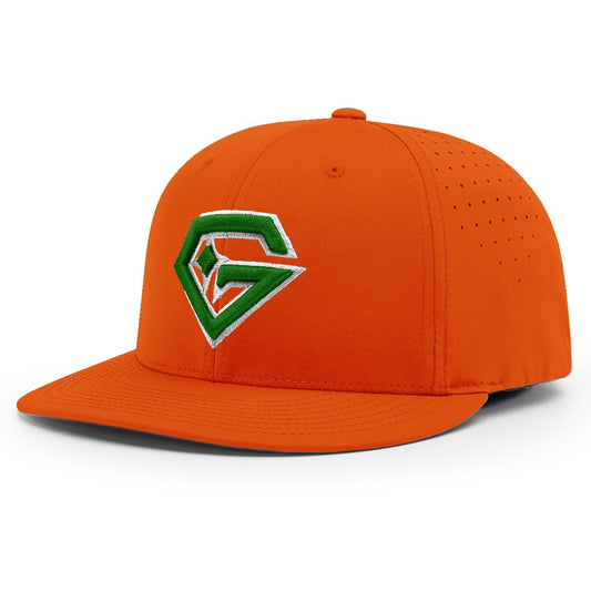 Gem Gloves PTS30 Hat - Orange/Dark Green