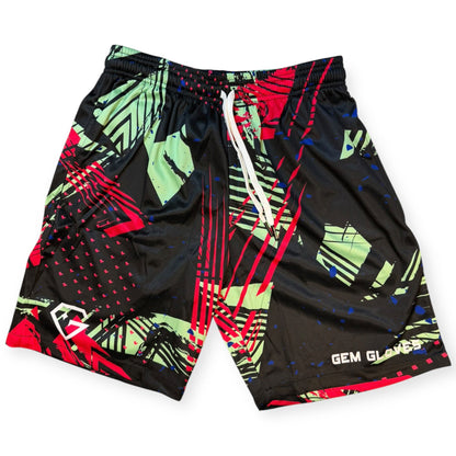 Gem Gloves Mesh Shorts - Breakout