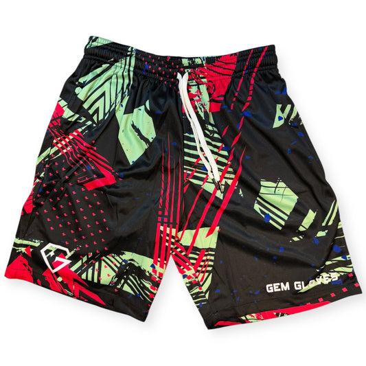 Gem Gloves Mesh Shorts - Breakout
