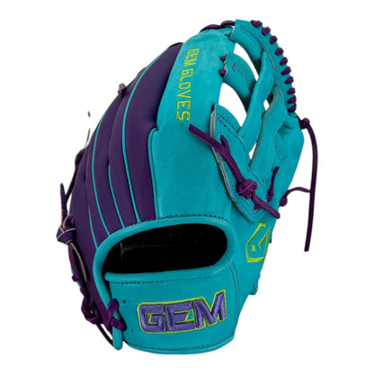 Gem Gloves Softball Fielding Glove - GEM129 Electric Venom
