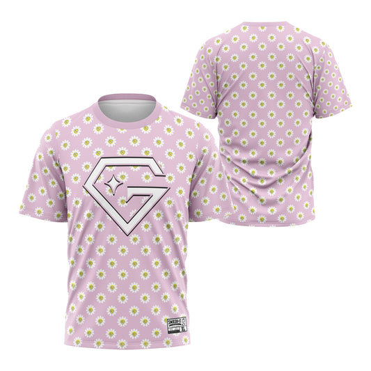 Gem Gloves Short Sleeve Shirt - Daisy Blossom