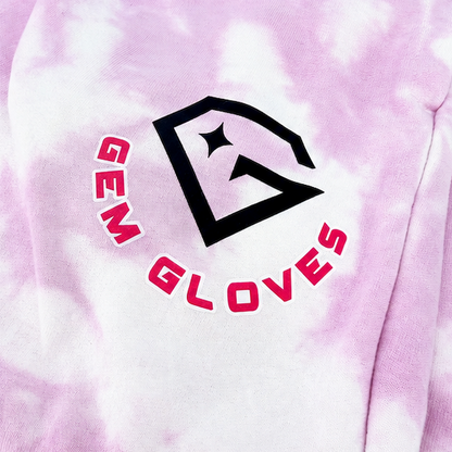 Women's Cloud Tie-Dye Premium Sweatpant - Gem Gloves Logo
