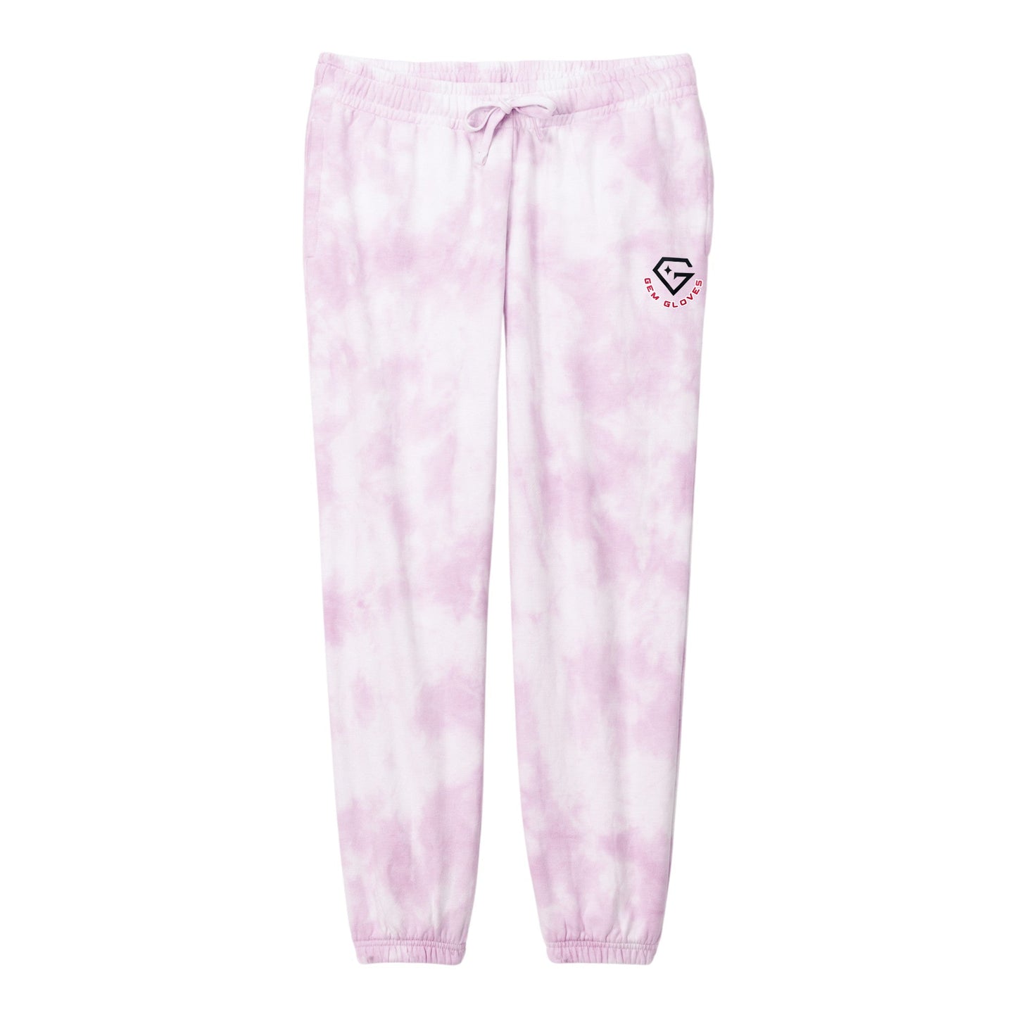 Women's Cloud Tie-Dye Premium Sweatpant - Gem Gloves Logo