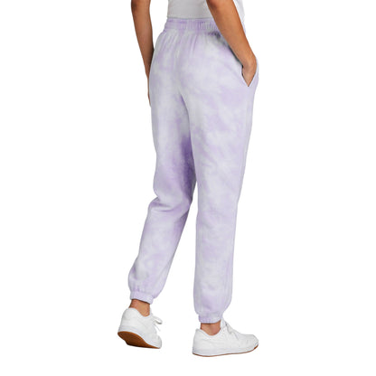 Women's Cloud Tie-Dye Premium Sweatpant - Gem Script