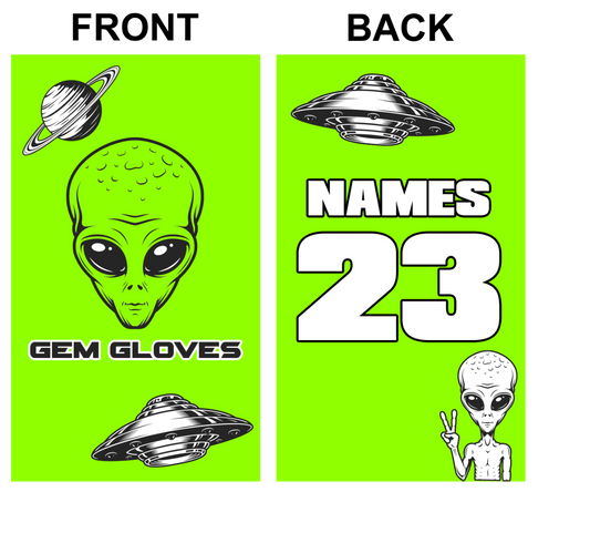 Gem Gloves Area 51 Bag Tag