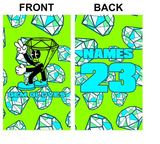 Gem Gloves Diamonds Bag Tag