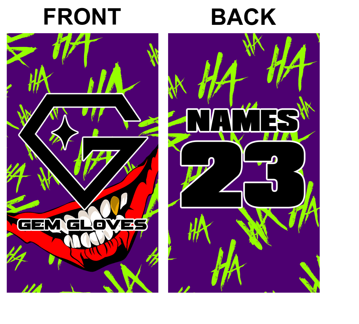 Gem Gloves Joker Bag Tag