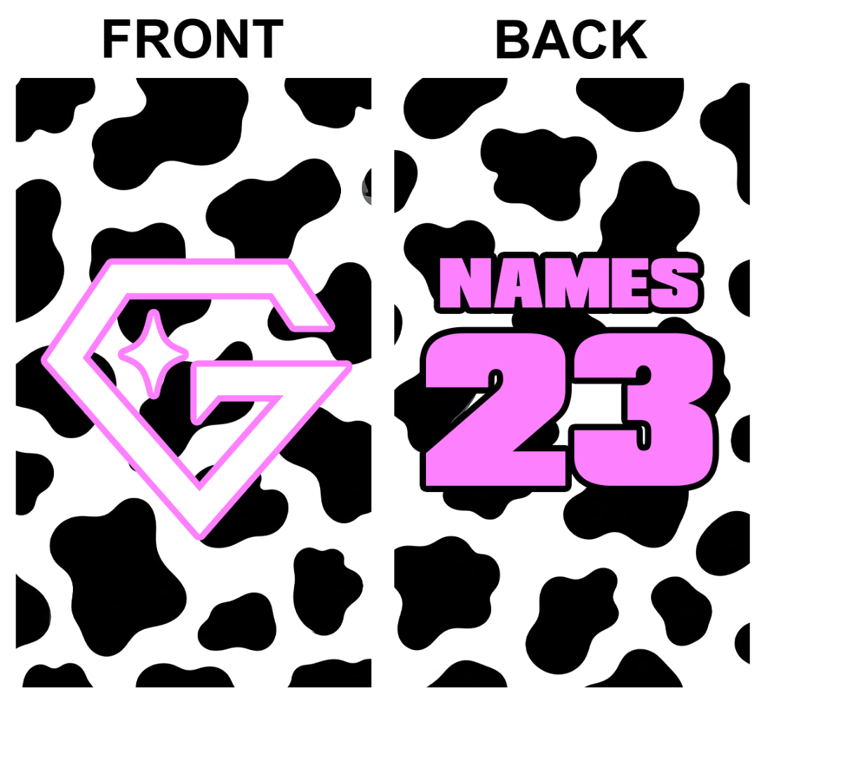 Gem Gloves Cow Bag Tag