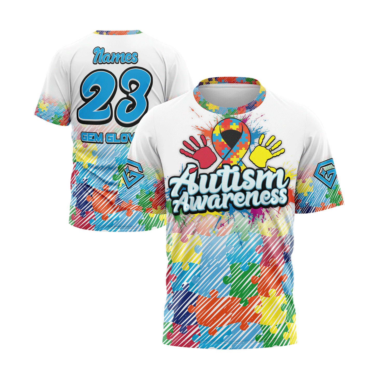 2026 Gem Gloves Autism Awareness Short Sleeve Jersey (Customized Buy-In) – Specs Overview | Smash It Sports | pro