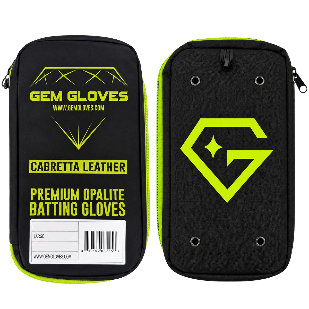 Gem Glove Opalite Batting Glove - Rainbow Lux Black
