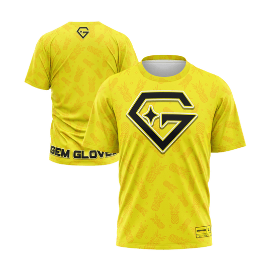 Gem Gloves Short Sleeve Shirt - Pineapple Drop