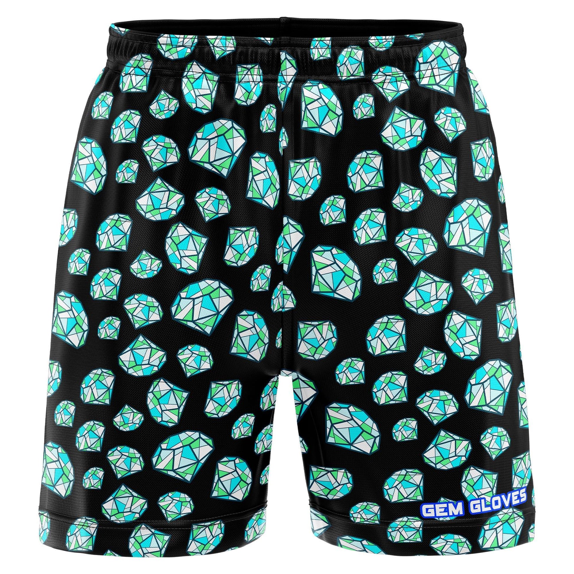 Gem Gloves Mesh Shorts - Diamonds - Smash It Sports