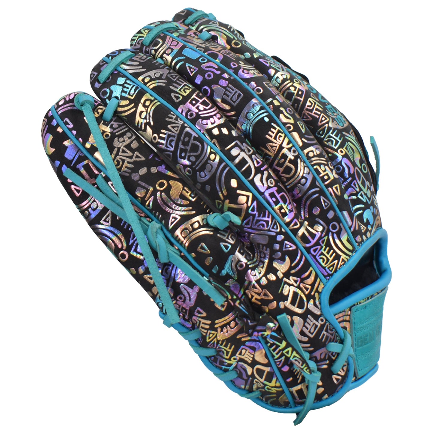 Gem Gloves Softball Fielding Glove - GEM035 Holographic Aztec